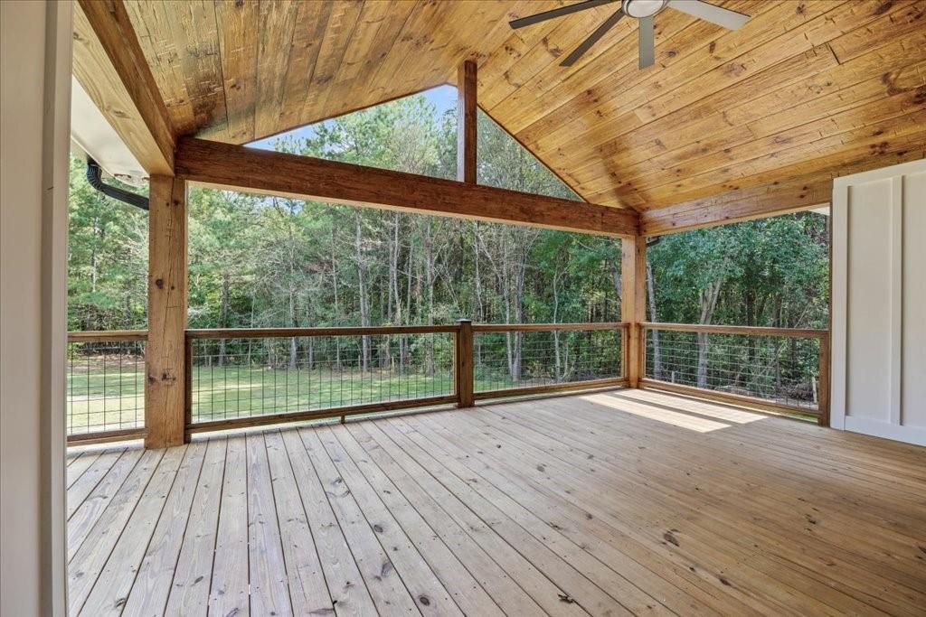 2400 Nebo Road Douglasville, GA 30134 - Photo 37 of 62 a view of porch with wooden floor and fence