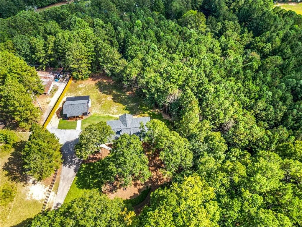 2400 Nebo Road Douglasville, GA 30134 - Photo 53 of 62 an aerial view of residential house with outdoor space and trees all around