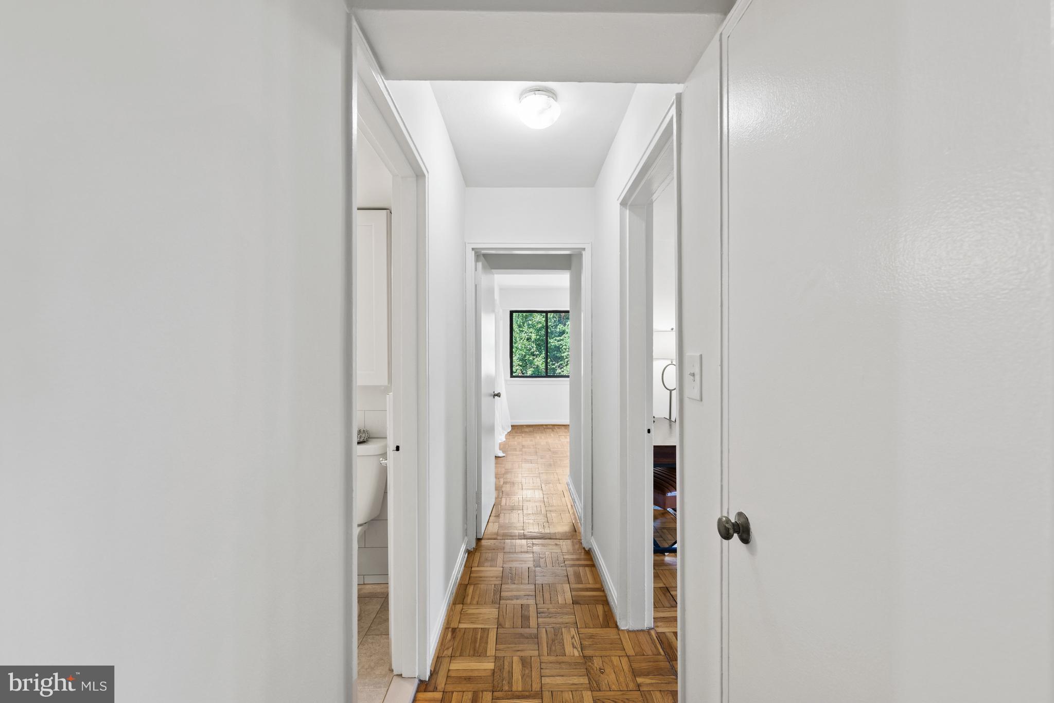 3901 Tunlaw Road Northwest, Unit 606 Washington, DC 20007 - Photo 14 of 37 Hallway to Bedrooms