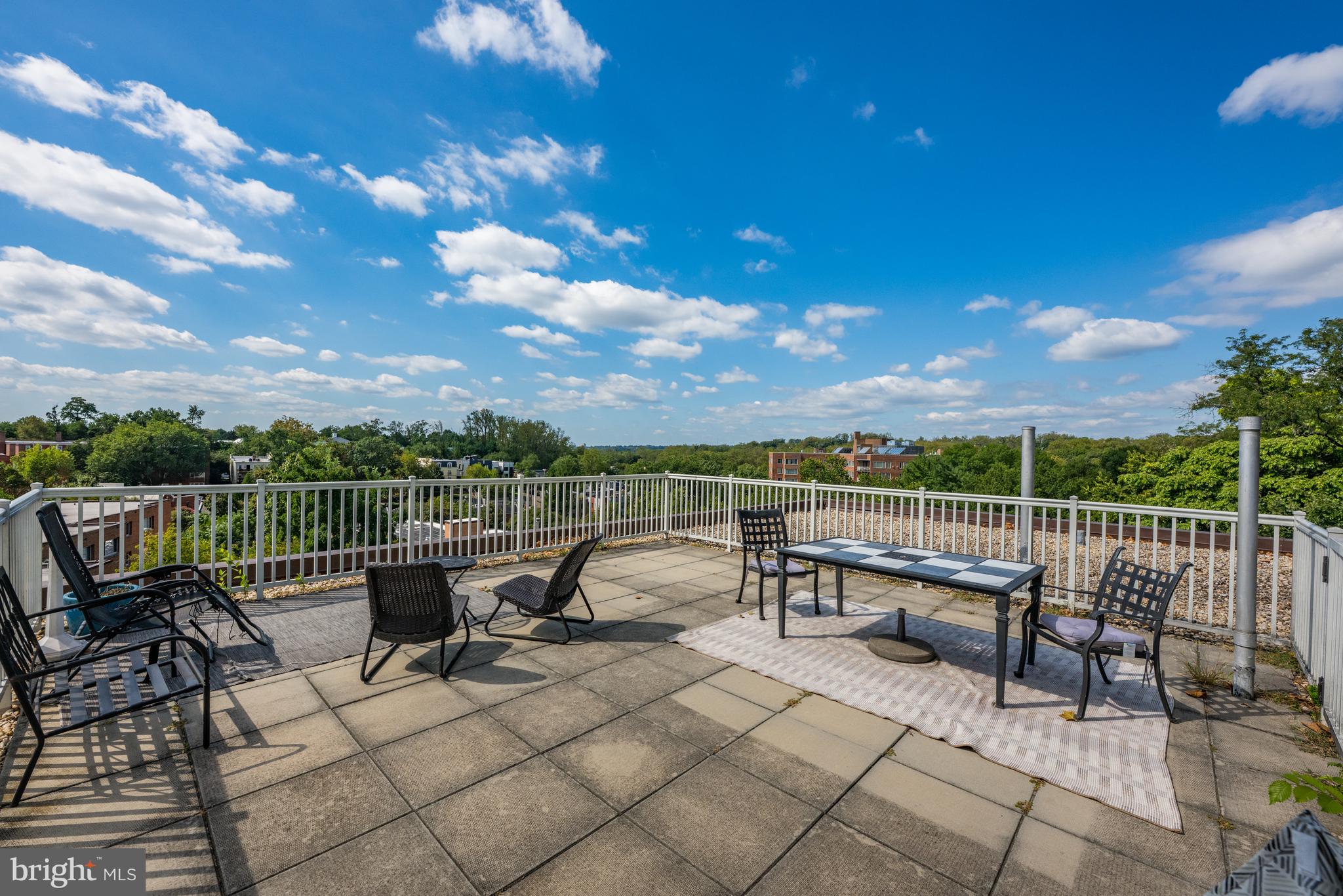 3901 Tunlaw Road Northwest, Unit 606 Washington, DC 20007 - Photo 24 of 37 Common Rooftop Deck with Views