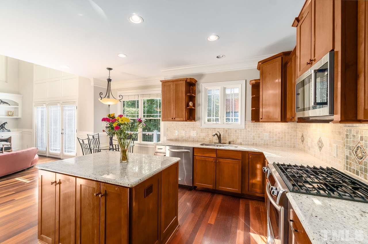 2310 Finley Ridge Lane Raleigh, NC 27615 - Photo 11 of 29 Chef's kitchen with gas stove and Stainless Steel appliances.