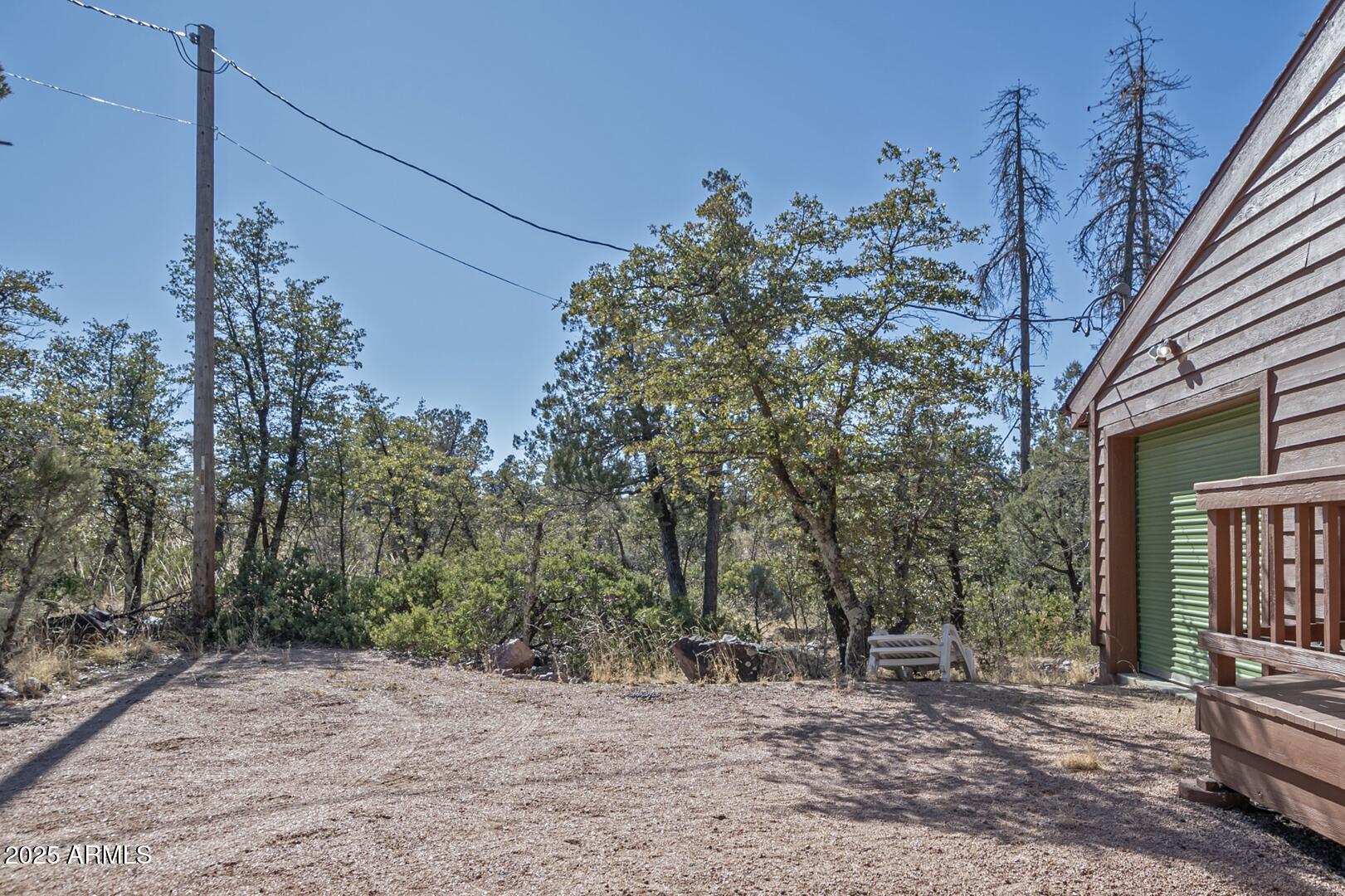 6181 Sharyn Road Pine, AZ 85544 - Photo 39 of 46 a backyard of a house with lots of green space