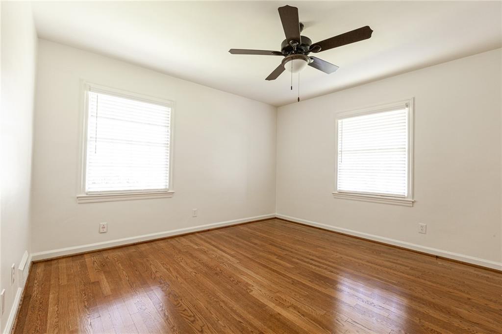 2115 Pinellas Trail Decatur, GA 30033 - Photo 23 of 29 a view of empty room with wooden floor and fan