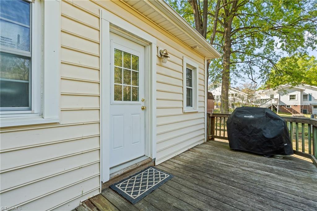 710 Delmont Street High Point, NC 27262 - Photo 47 of 50 Back deck off Kitchen