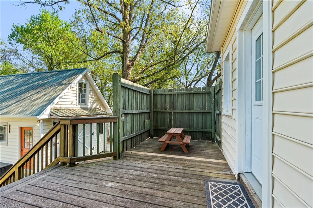 710 Delmont Street High Point, NC 27262 - Photo 49 of 50 Deck space with Privacy