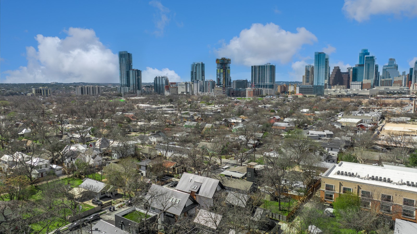 1410 East 3rd Street, Unit A Austin, TX 78702 - Photo 40 of 40 a view of a city with tall buildings