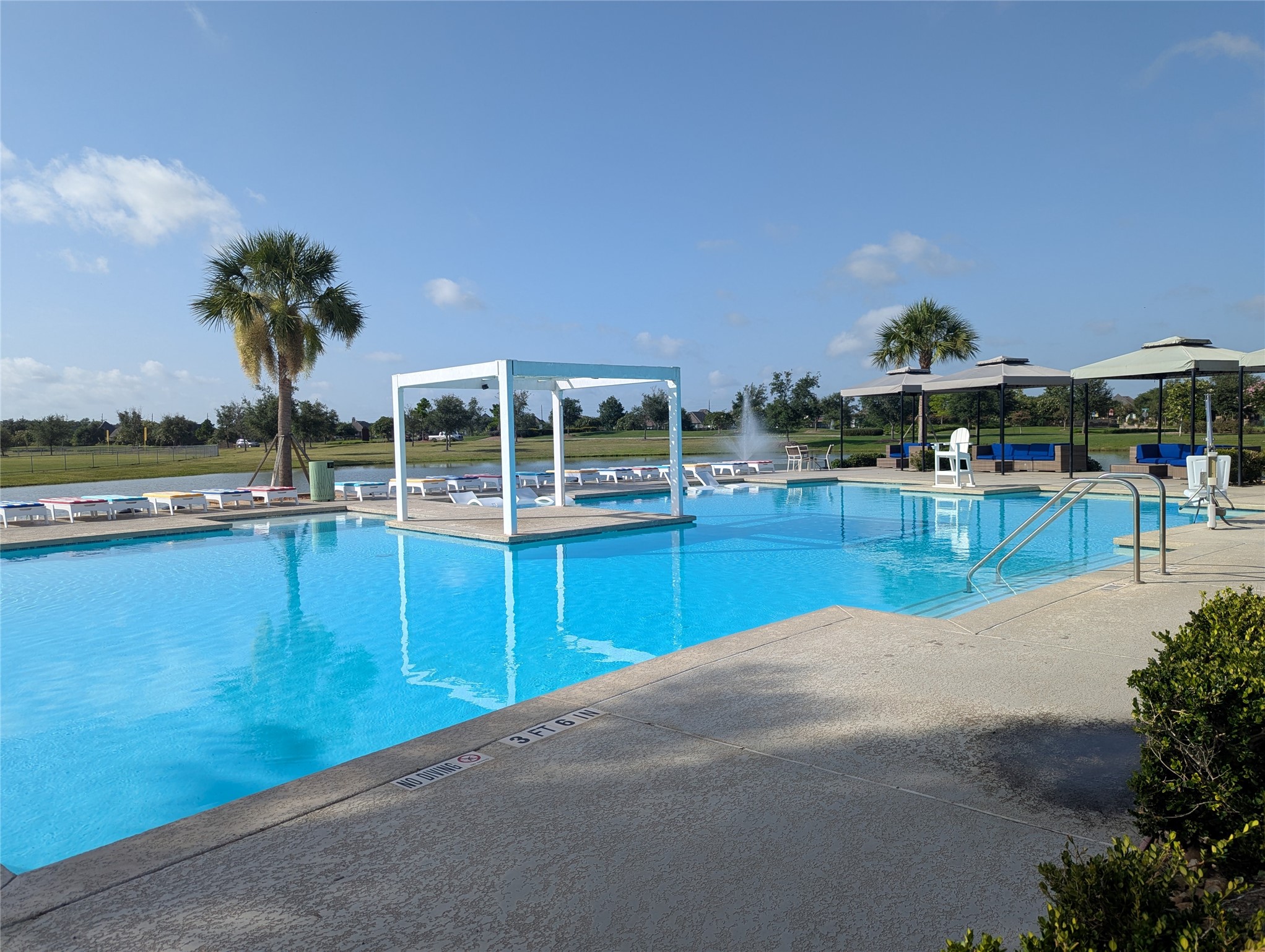 10503 Dolce Lane Rosharon, TX 77583 - Photo 41 of 41 a swimming pool with outdoor seating and yard