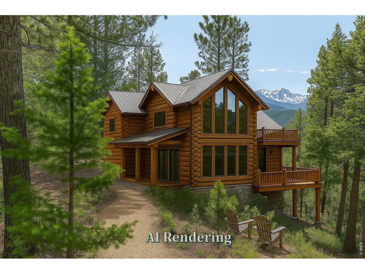 3153 Ridge Road Nederland, CO 80466 - Photo 2 of 15 AI Rendering for visualization purposes.
