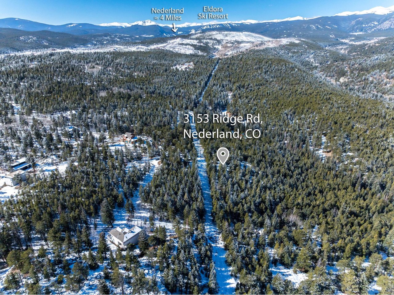 3153 Ridge Road Nederland, CO 80466 - Photo 4 of 15 Approximately 4 miles to Nederland.