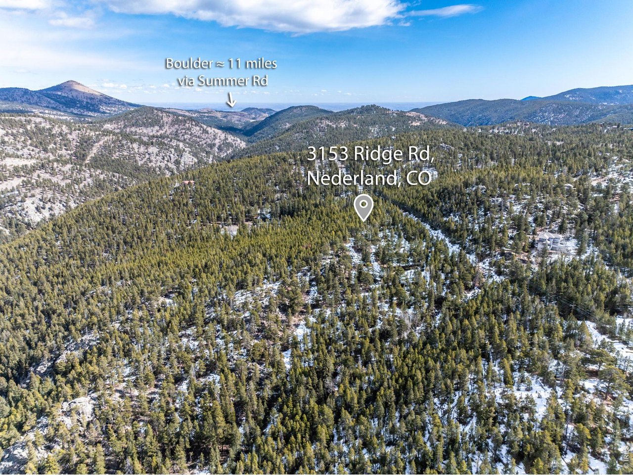 3153 Ridge Road Nederland, CO 80466 - Photo 5 of 15 Approximately 11 miles to Boulder via the seasonal Summer Rd
