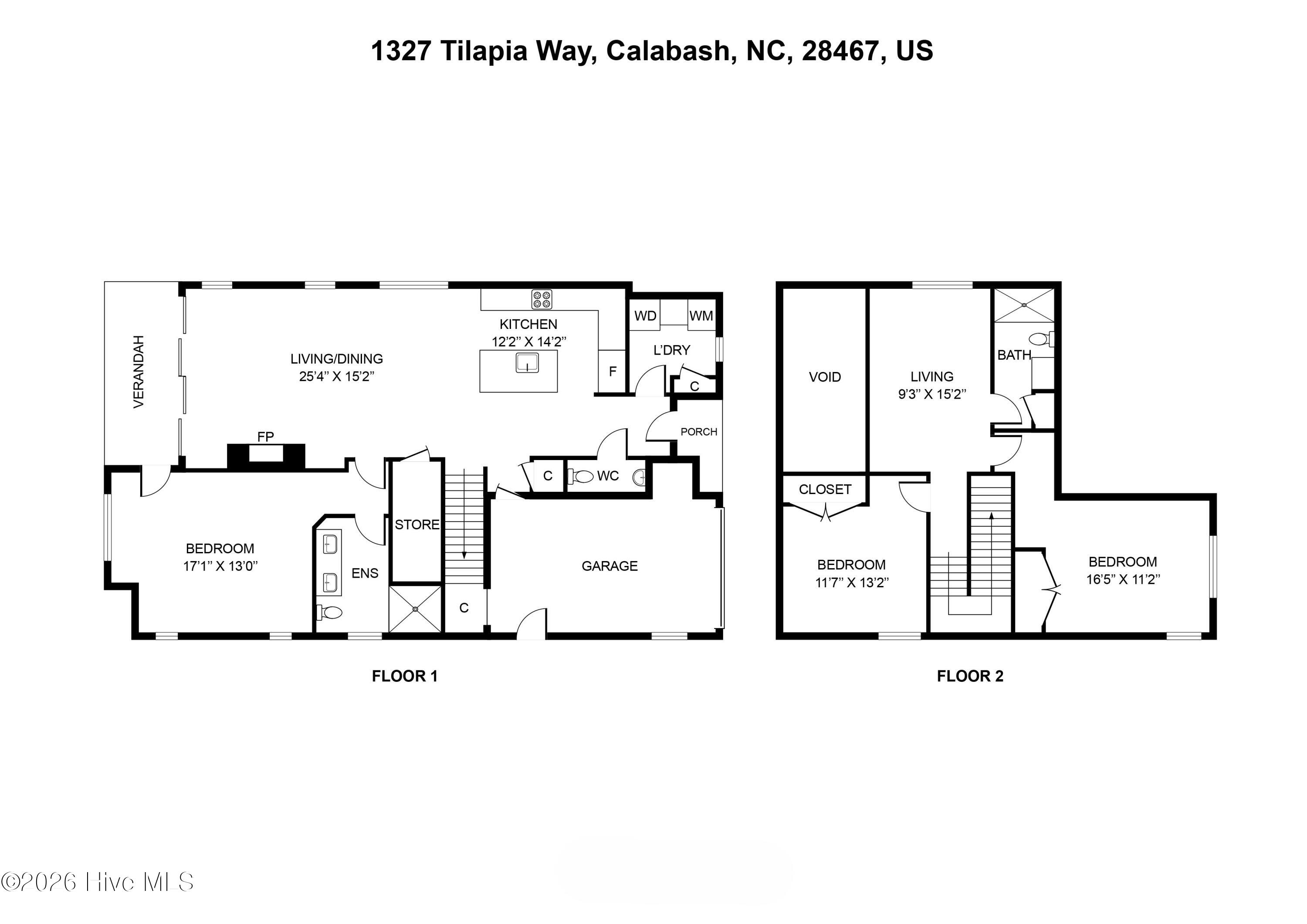 1327 Tilapia Way Calabash, NC 28467 - Photo 91 of 91 Floor plan