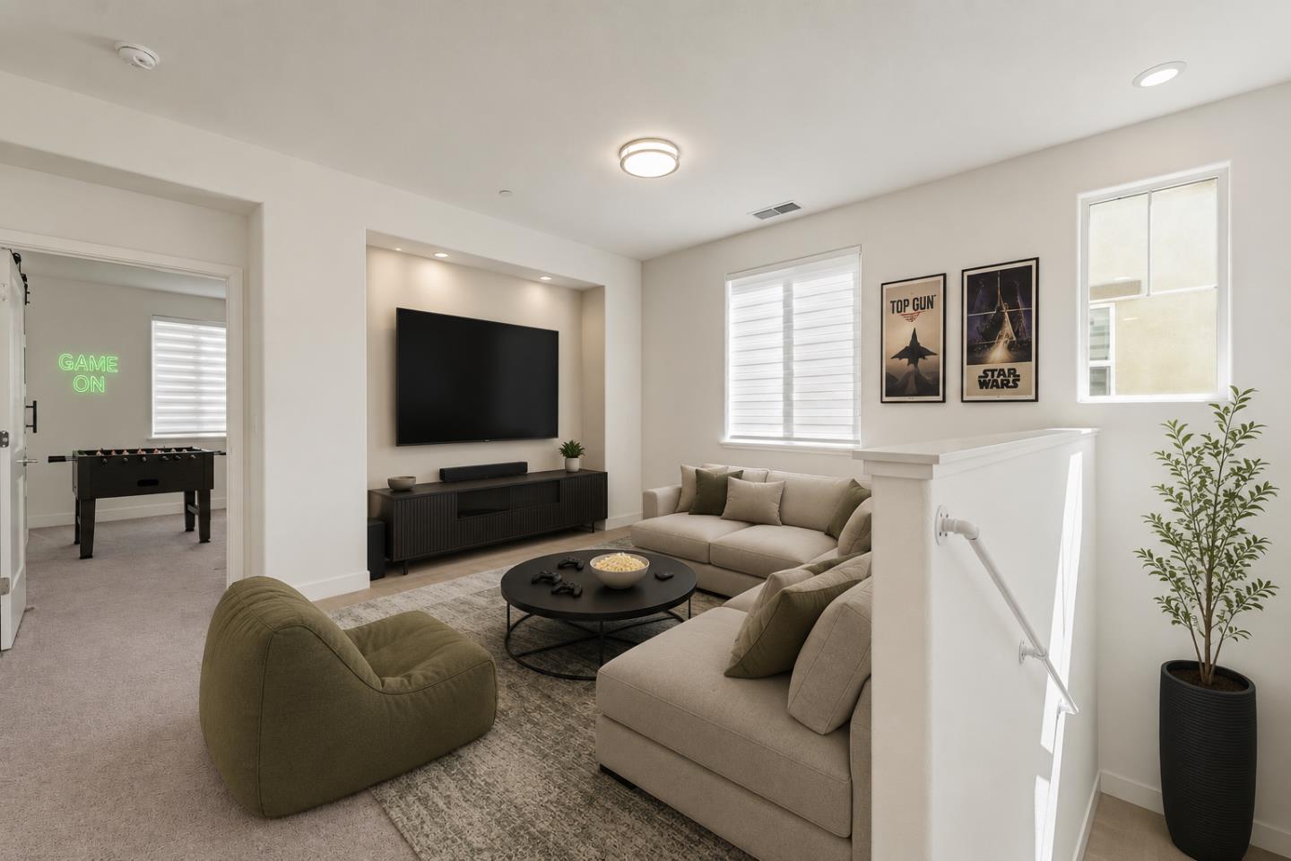 384 Ramos Ranch Road Oakley, CA 94561 - Photo 17 of 39 a living room with furniture and a flat screen tv