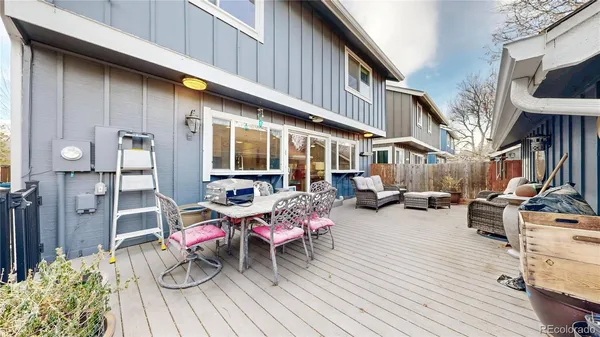 a backyard of a house