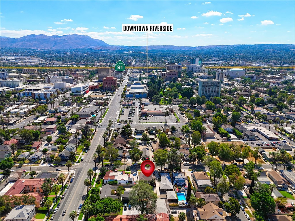 3841 Locust Street Riverside, CA 92501 - Photo 56 of 57 an aerial view of city