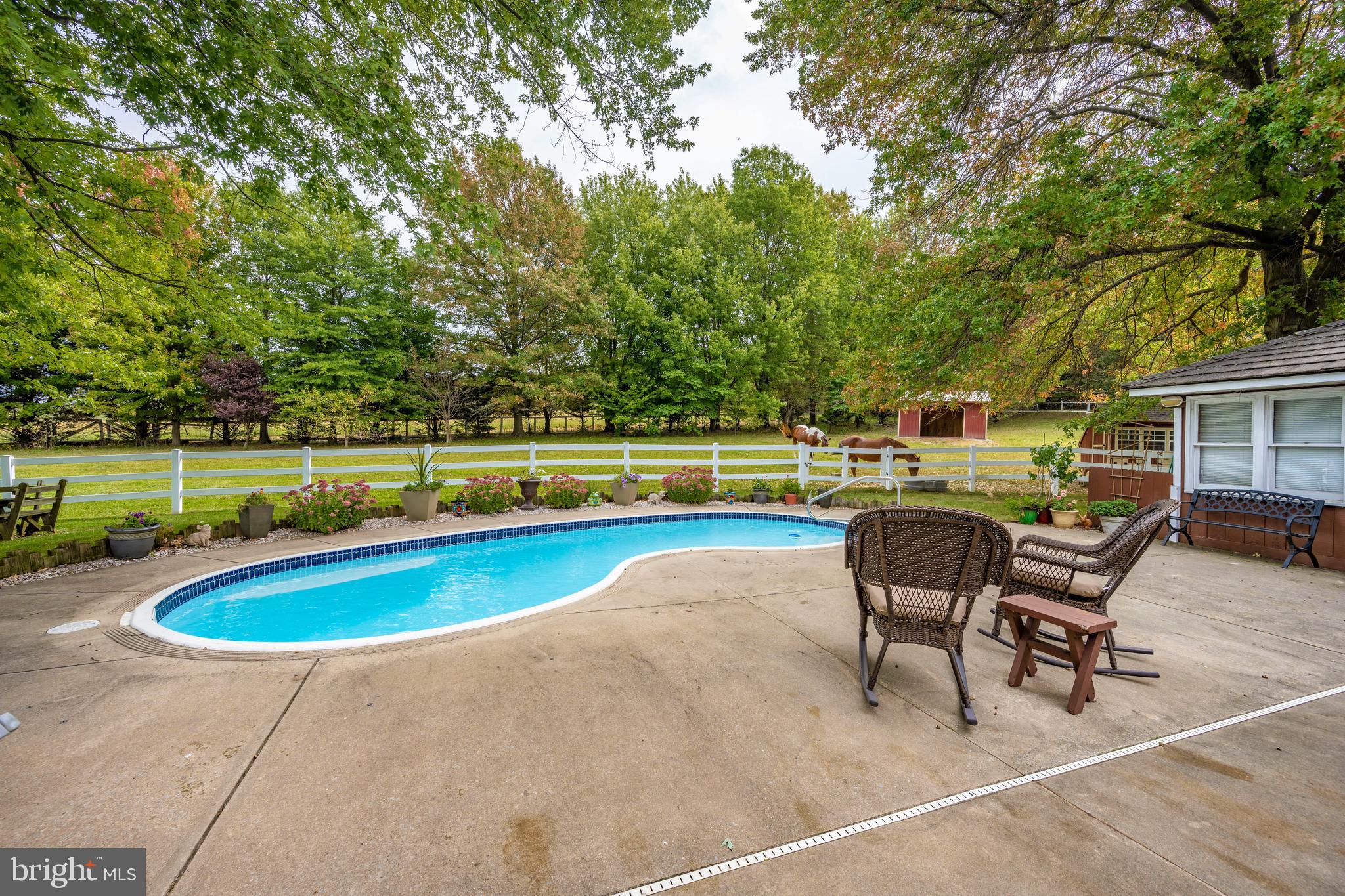 23036 Foxville Road Smithsburg, MD 21783 - Photo 49 of 135 rear pool/patio area w/pool house