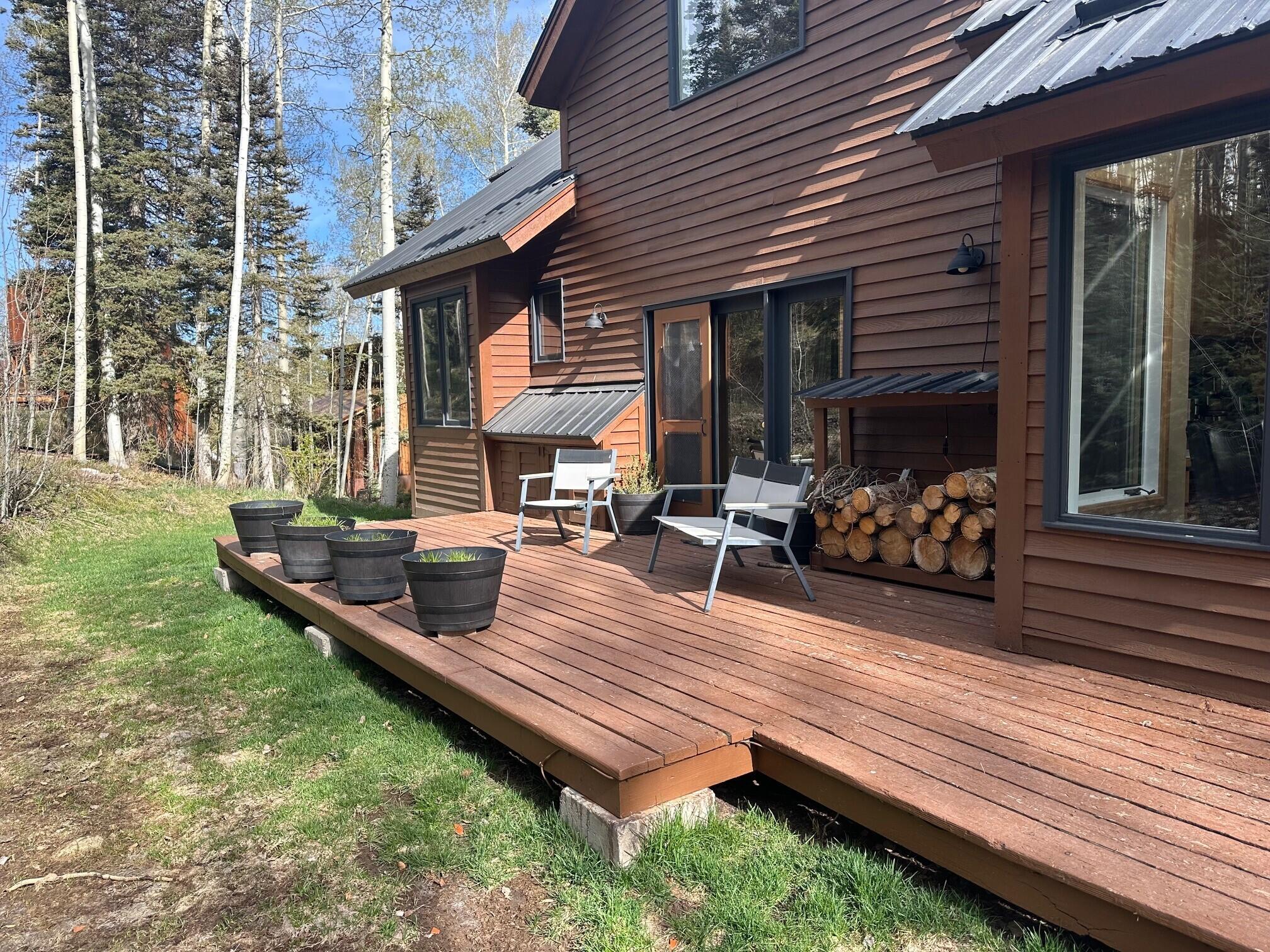 662 Fox Farm Road Telluride, CO 81435 - Photo 58 of 64 South Deck in Spring