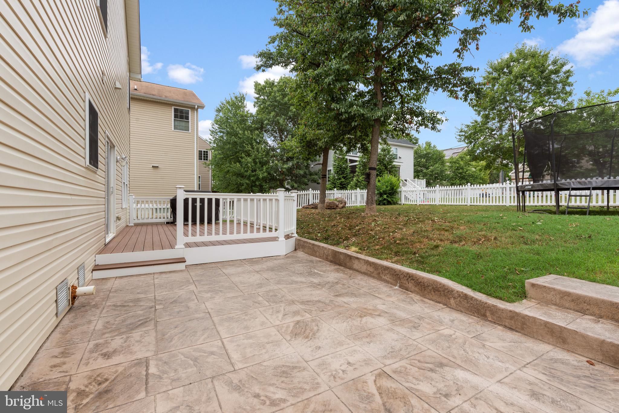 6456 Julie Ann Drive Hanover, MD 21076 - Photo 37 of 38 Stamped Concrete Patio