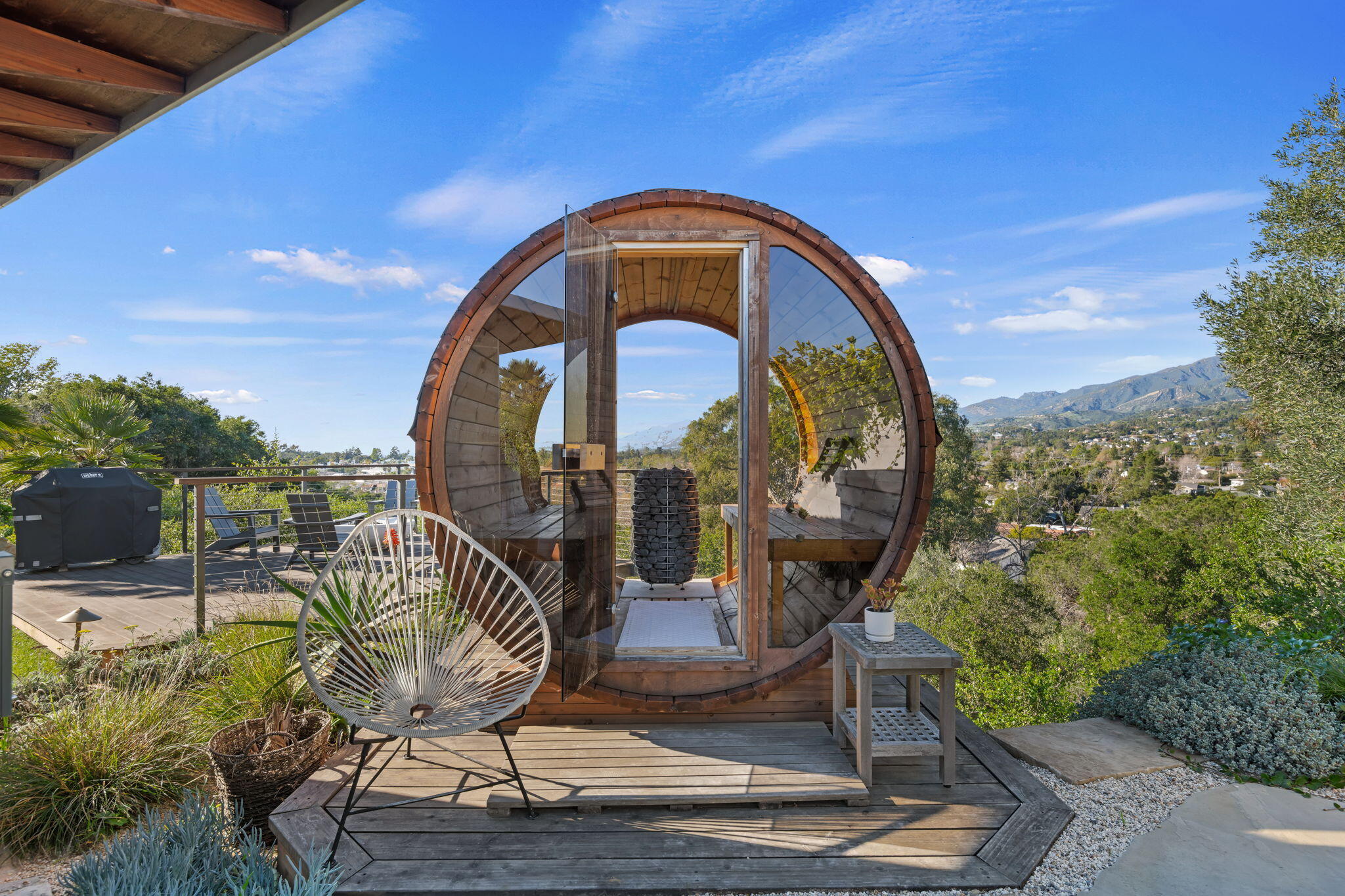 225 Constance Lane Santa Barbara, CA 93105 - Photo 27 of 31 29-Outdoor Sauna