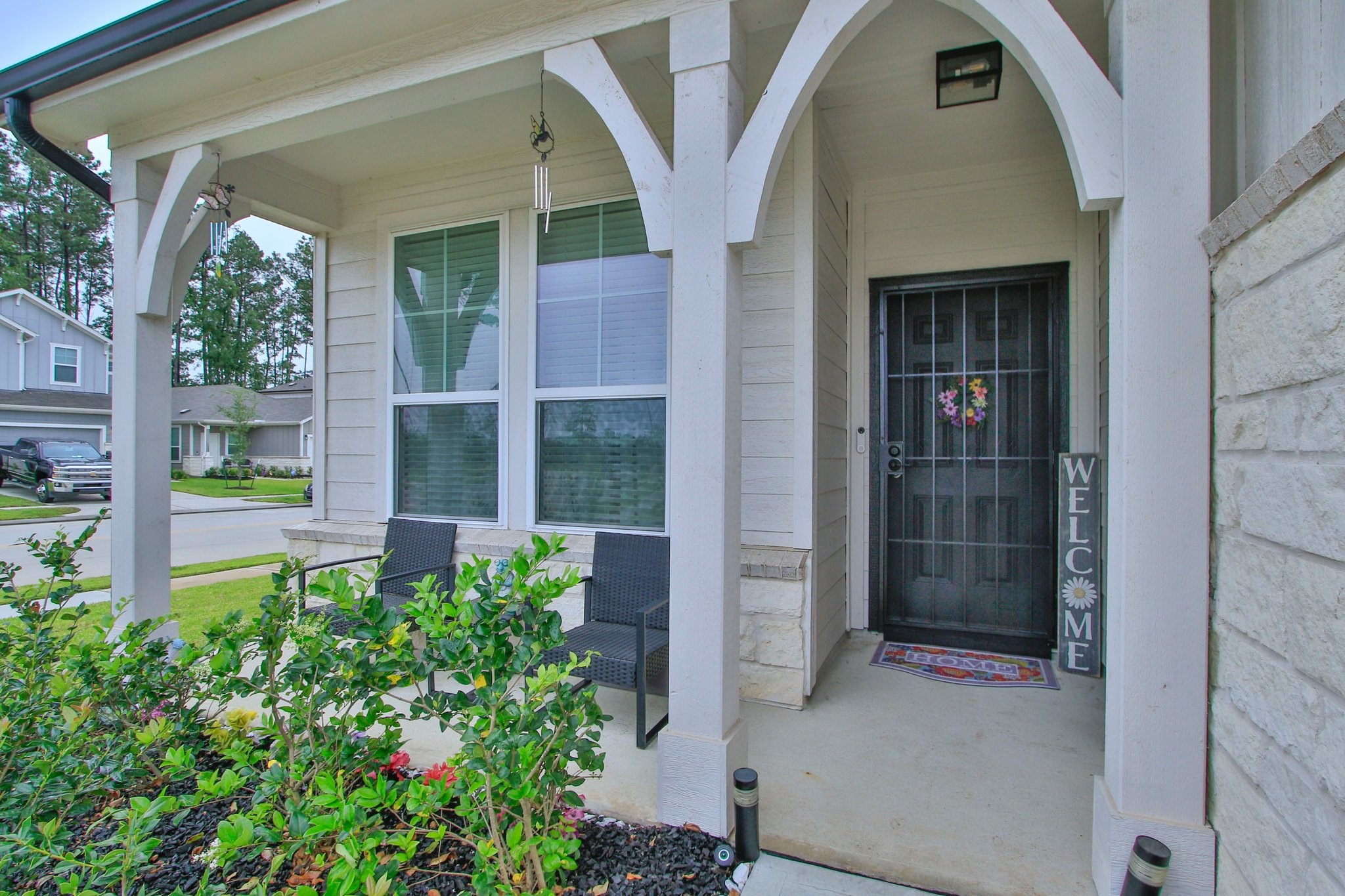 5834 Finely Run St Spring Spring, TX 77373 - Photo 5 of 50 front view of a house with a glass door