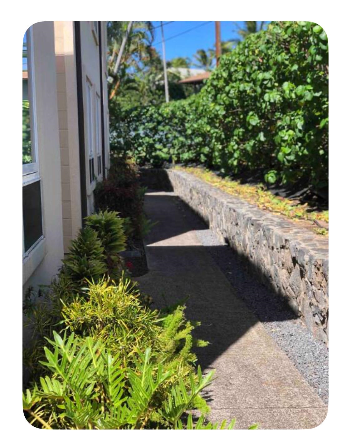 120 Hui Rd F, Unit B5 Lahaina, HI 96761 - Photo 12 of 17 a view of a yard with an outdoor space