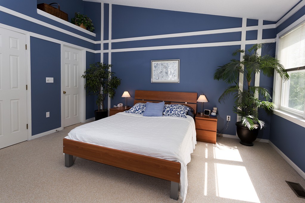 335 Bishops Forest Drive, Unit 335 Waltham, MA 02452 - Photo 14 of 21 a bedroom with a bed and potted plant