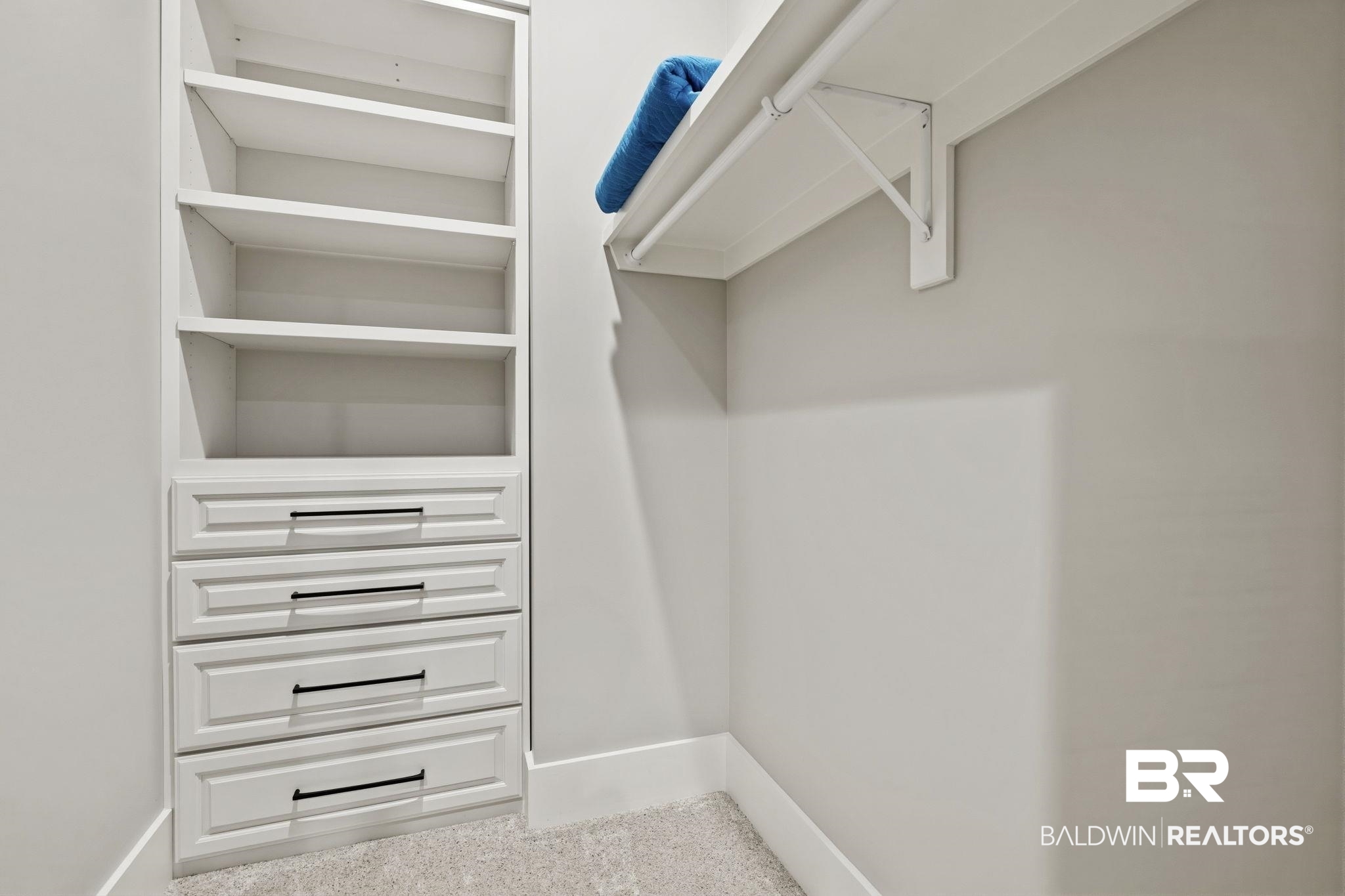9501 Ben Hamilton Road Theodore, AL 36582 - Photo 38 of 69 Walk in closet featuring light carpet