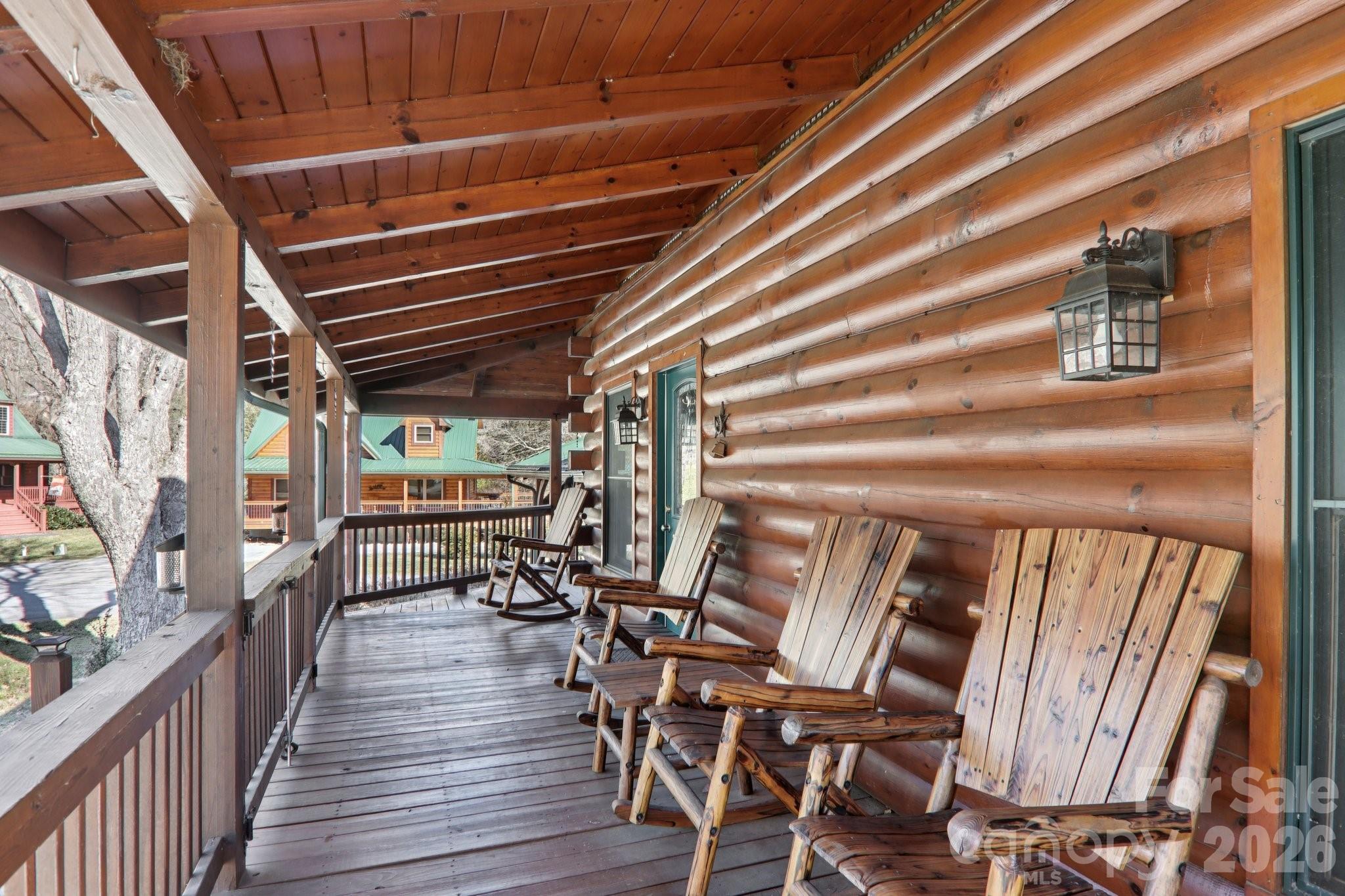 54 Meandering Way Maggie Valley, NC 28751 - Photo 27 of 47 a view of an outdoor space with seating