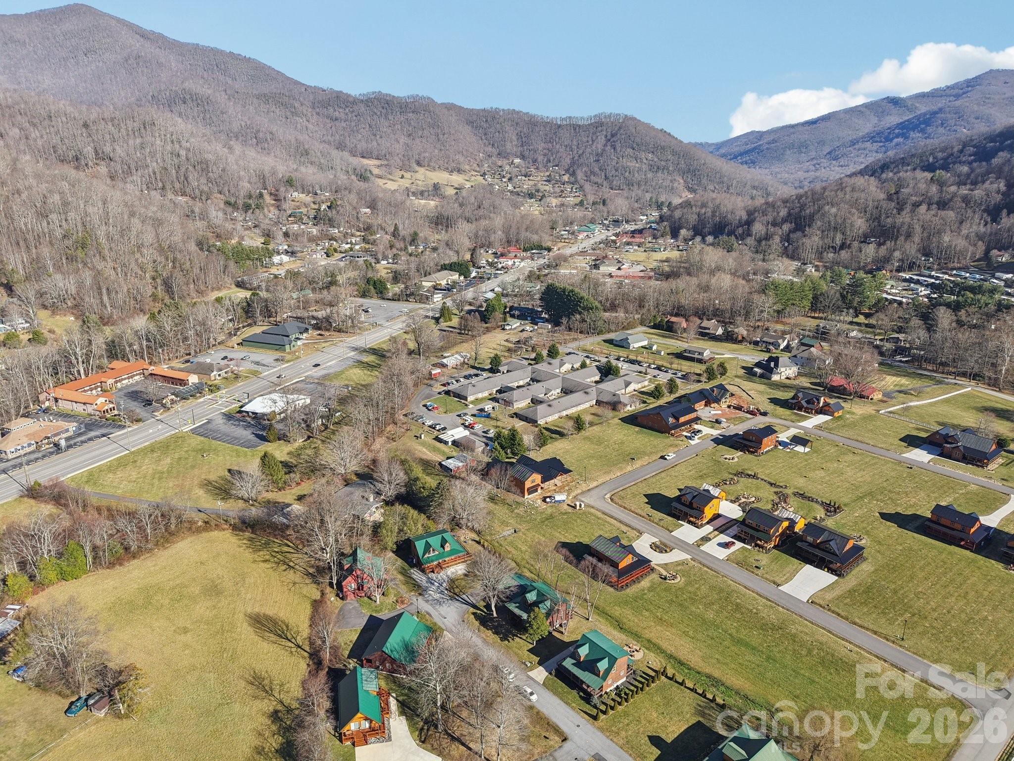 54 Meandering Way Maggie Valley, NC 28751 - Photo 39 of 47 an aerial view of residential houses with outdoor space