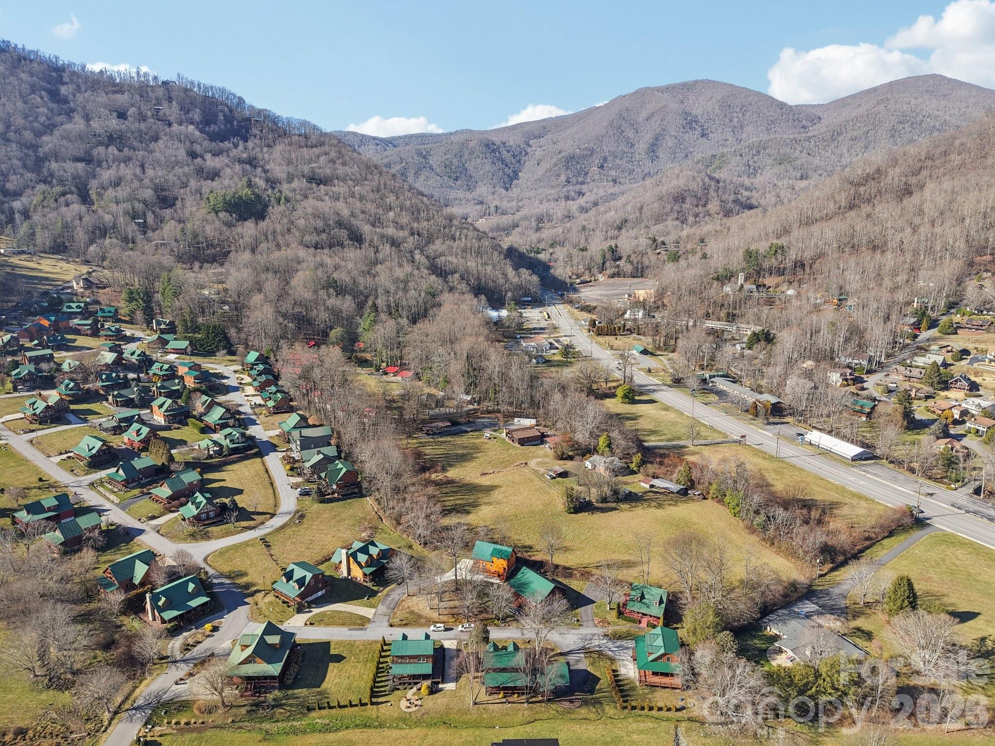 54 Meandering Way Maggie Valley, NC 28751 - Photo 47 of 47 an aerial view of residential houses with outdoor space