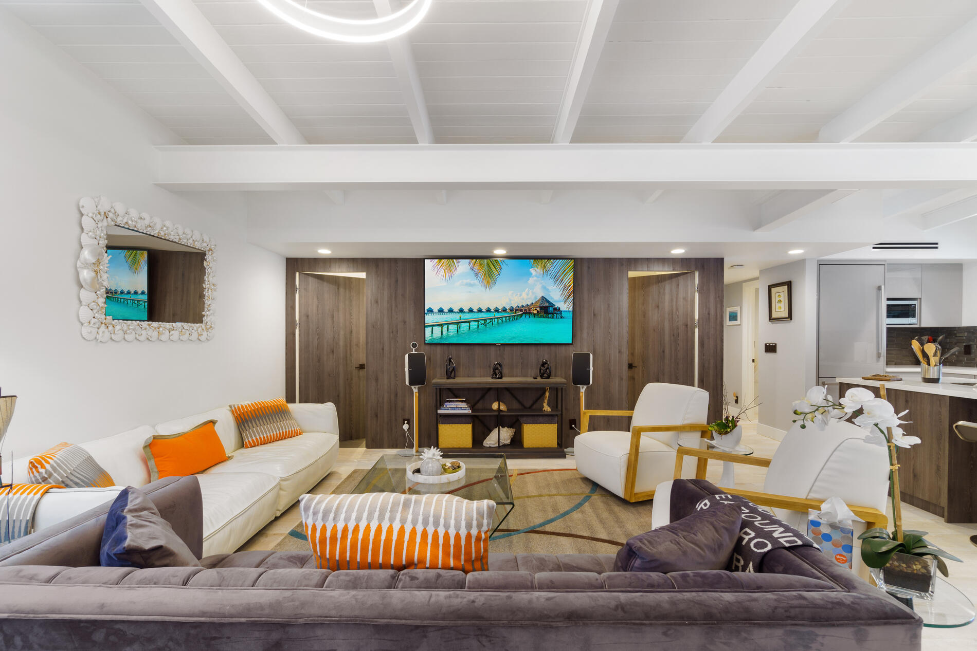 5691 David Lane Ocean Ridge, FL 33435 - Photo 5 of 40 Living Room Doors Open