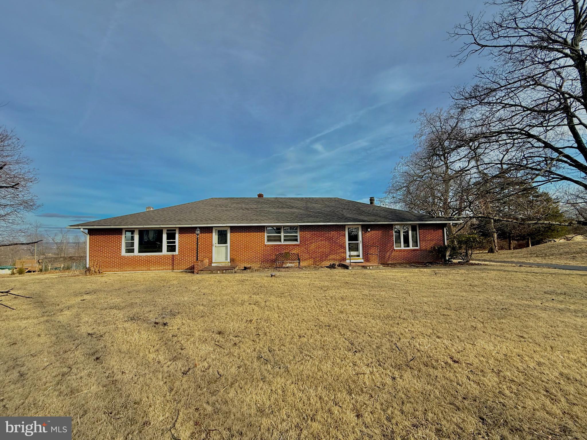 front view of house with a yard
