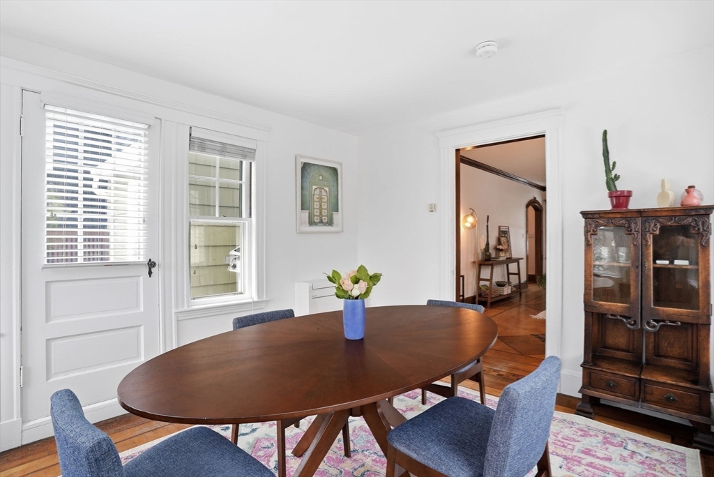 30 York Terrace Brookline, MA 02446 - Photo 18 of 39 a view of a dining room with furniture