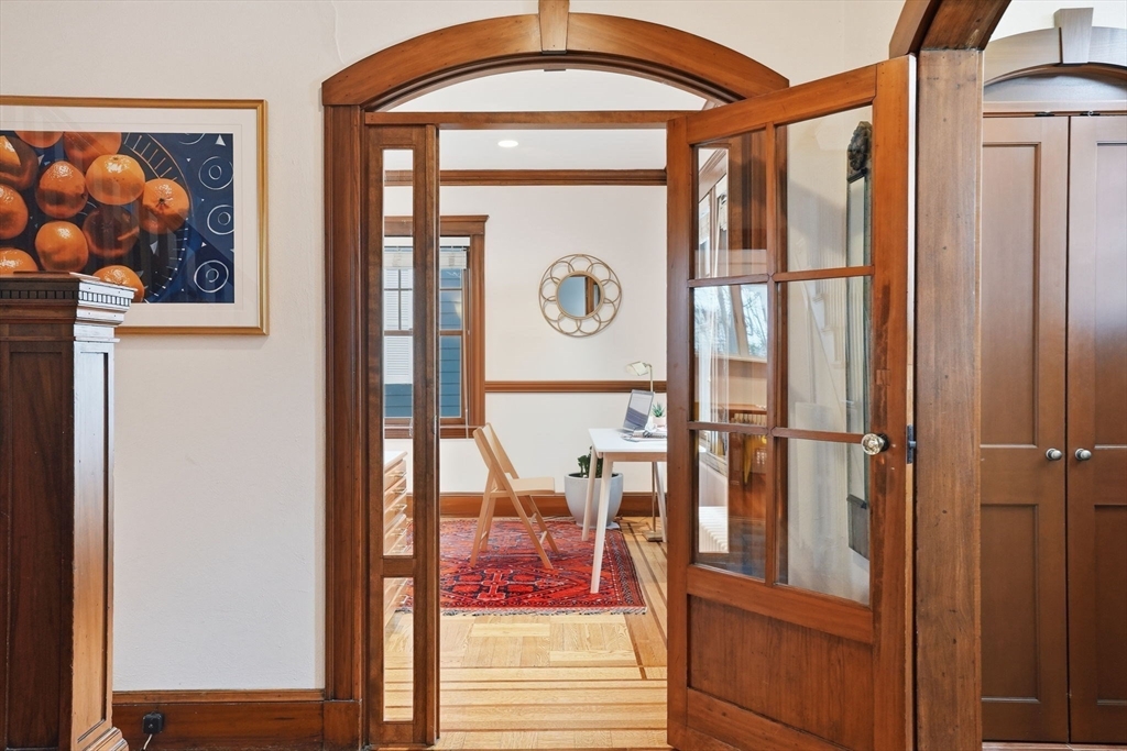30 York Terrace Brookline, MA 02446 - Photo 3 of 39 a view of a entryway door of the house