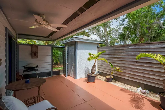 a view of a entryway door front of house