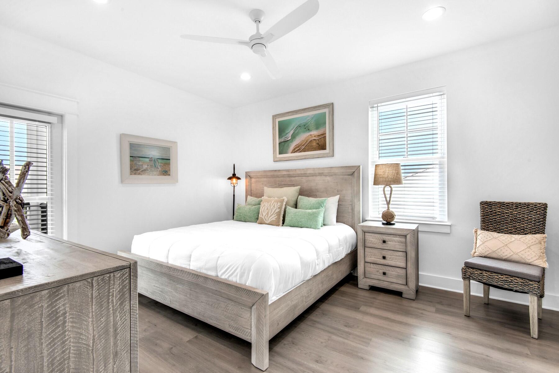 4543 Luke Avenue Destin, FL 32541 - Photo 39 of 45 a bedroom with a bed and a couch