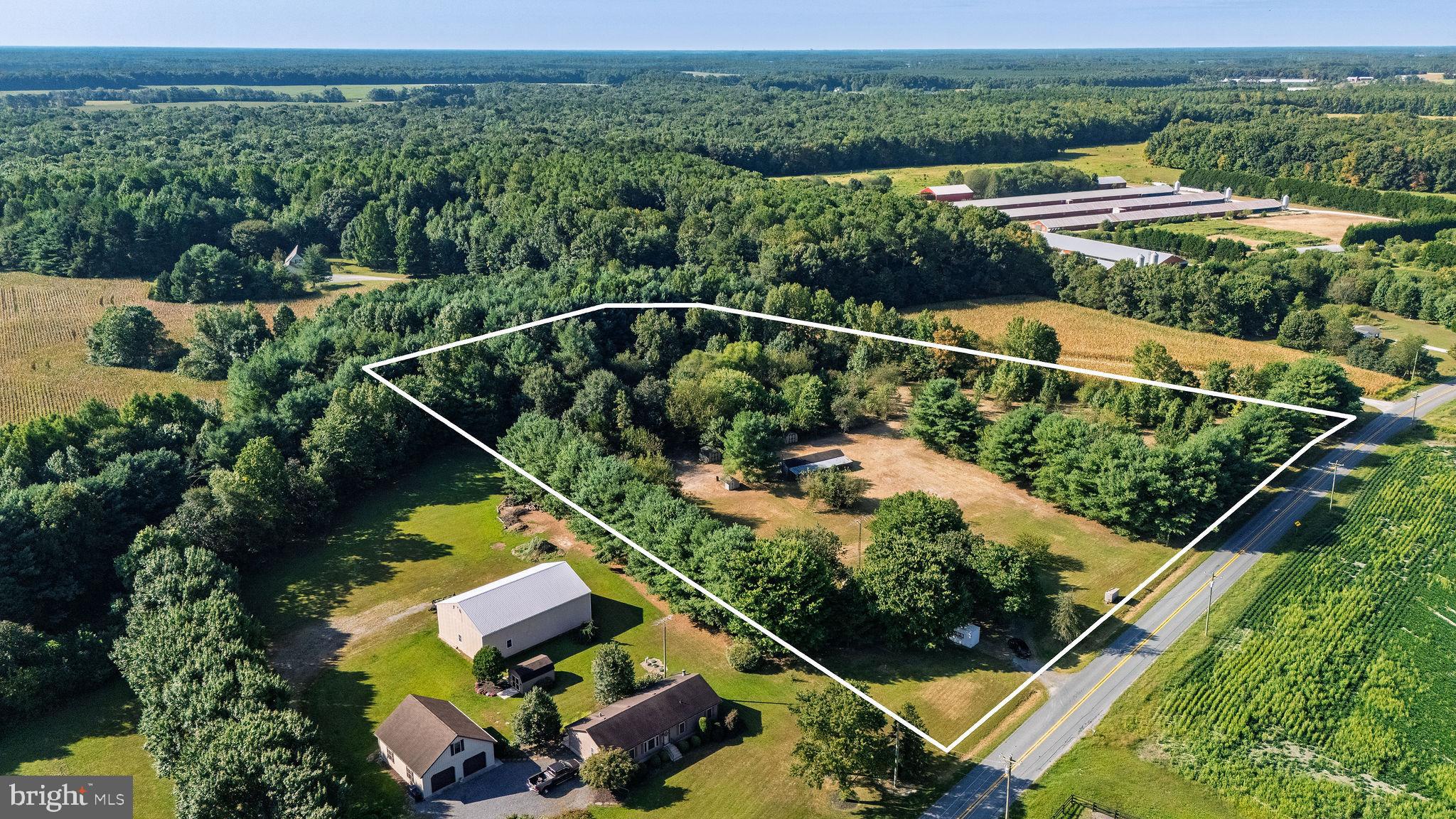 3182 Gun And Rod Club Road Houston, DE 19954 - Photo 3 of 32 an aerial view of house with yard swimming pool and outdoor seating