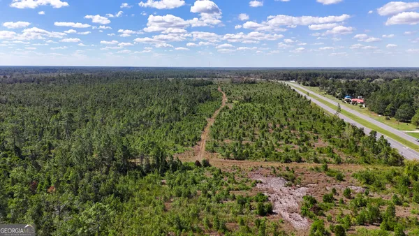a view of a green field