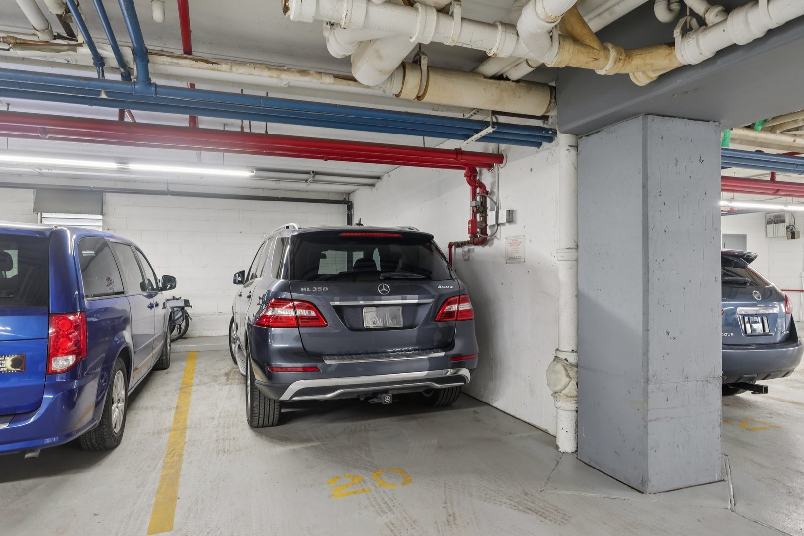 7450 North Waukegan Road, Unit 505 Niles, IL 60714 - Photo 27 of 30 a view of car in garage