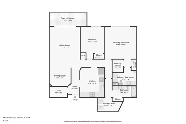 $360,000 | 7450 North Waukegan Road, Unit 505, Niles, IL 60714