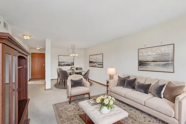 a view of an empty room