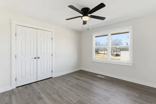 wooden floor in an empty room