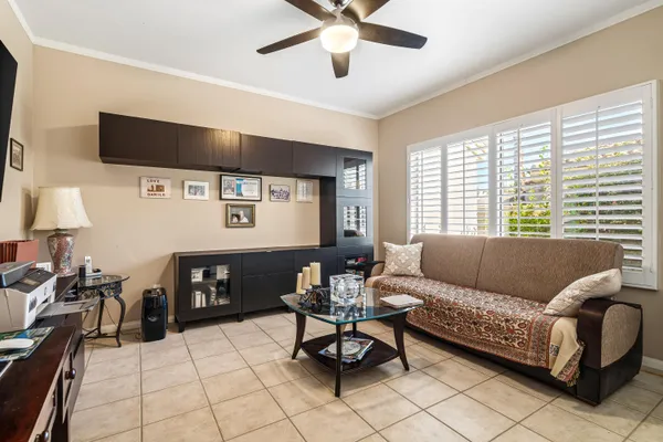 a bedroom with a bed and a closet