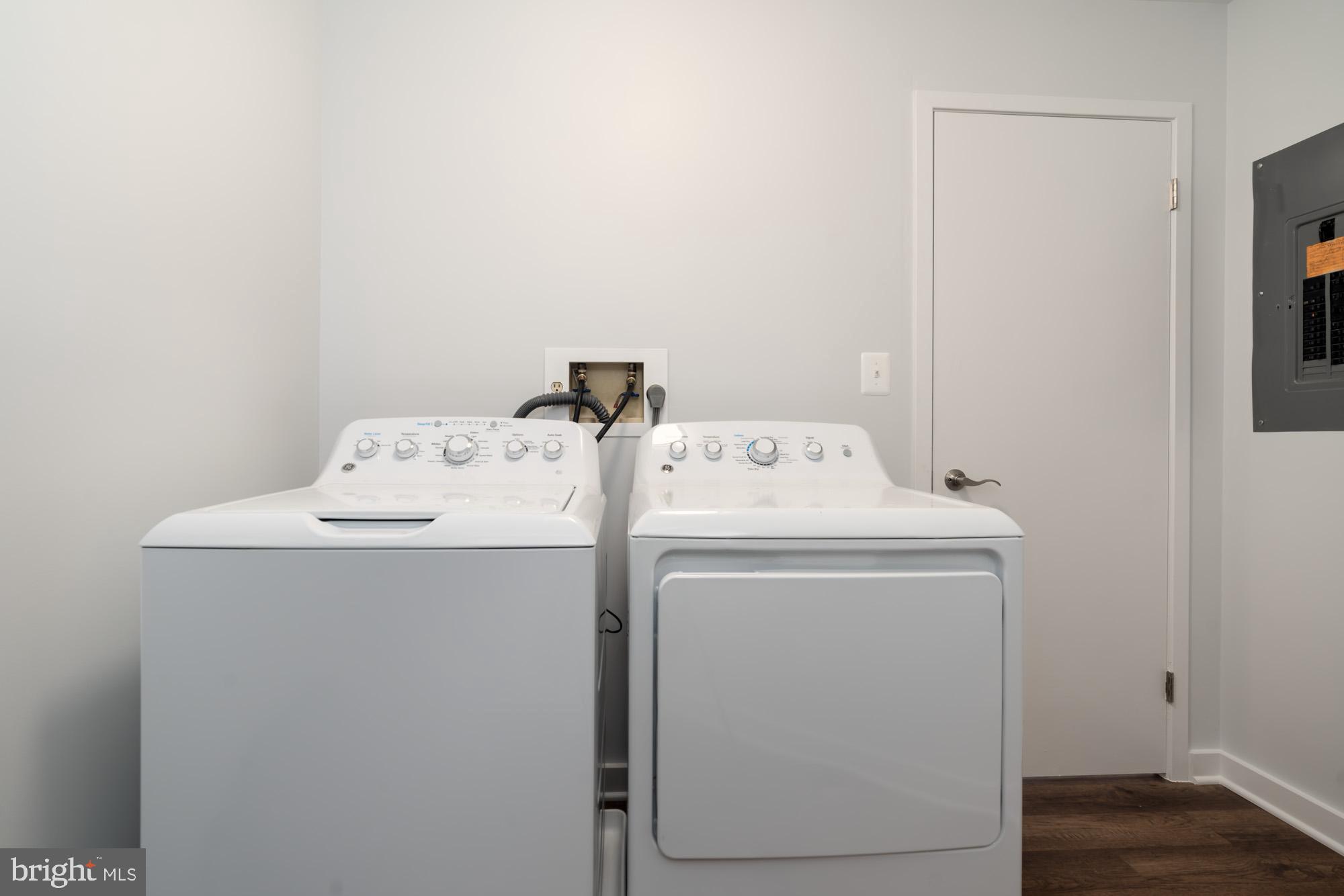11500 Fairway Drive, Unit 401 Reston, VA 20190 - Photo 35 of 36 In-unit laundry room - New GE washer and dryer
