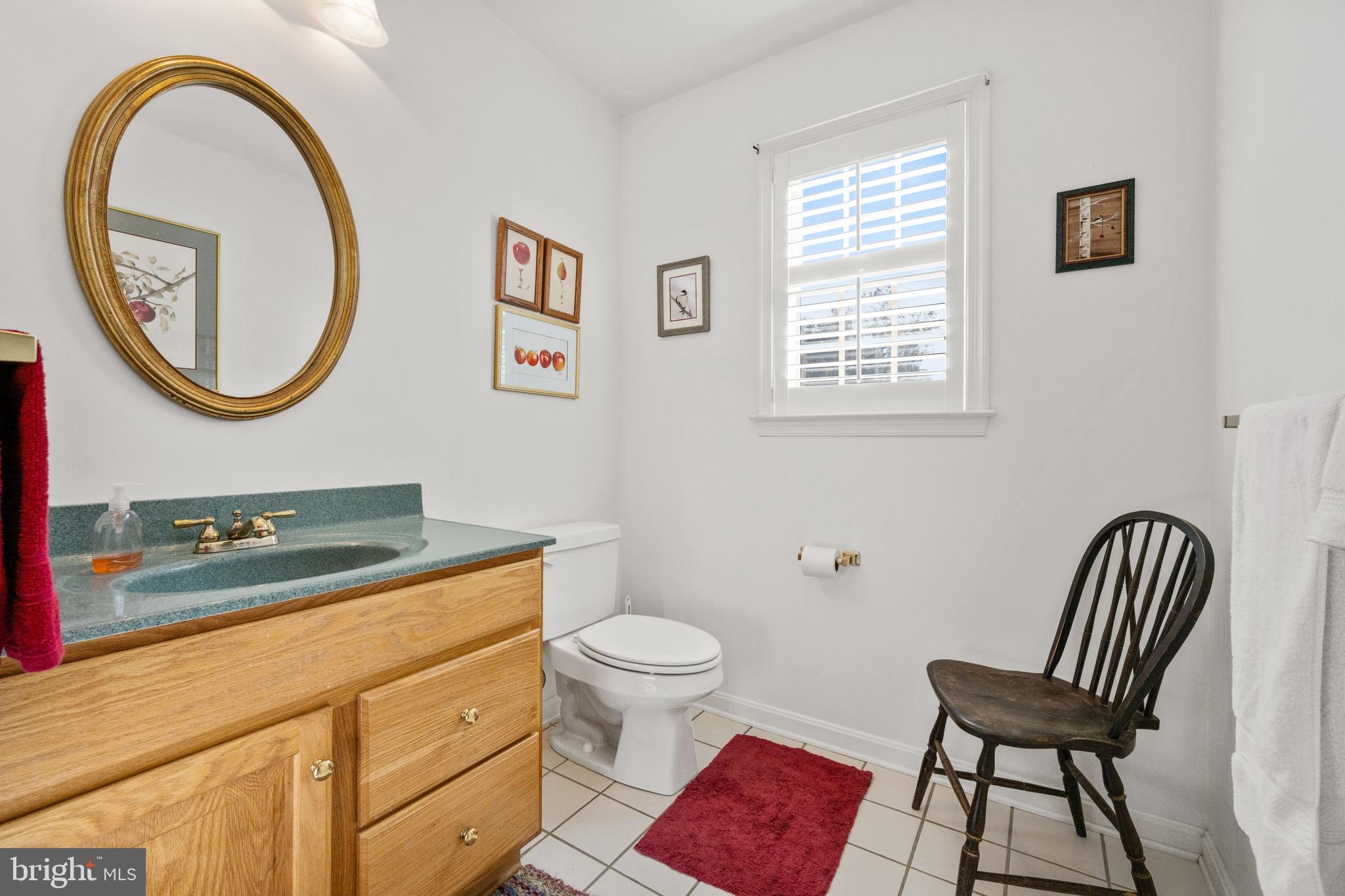 7844 Chester Court Chestertown, MD 21620 - Photo 32 of 51 a bathroom with a toilet a sink and a mirror