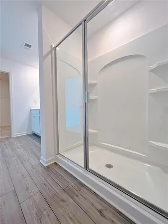 a view of an empty room