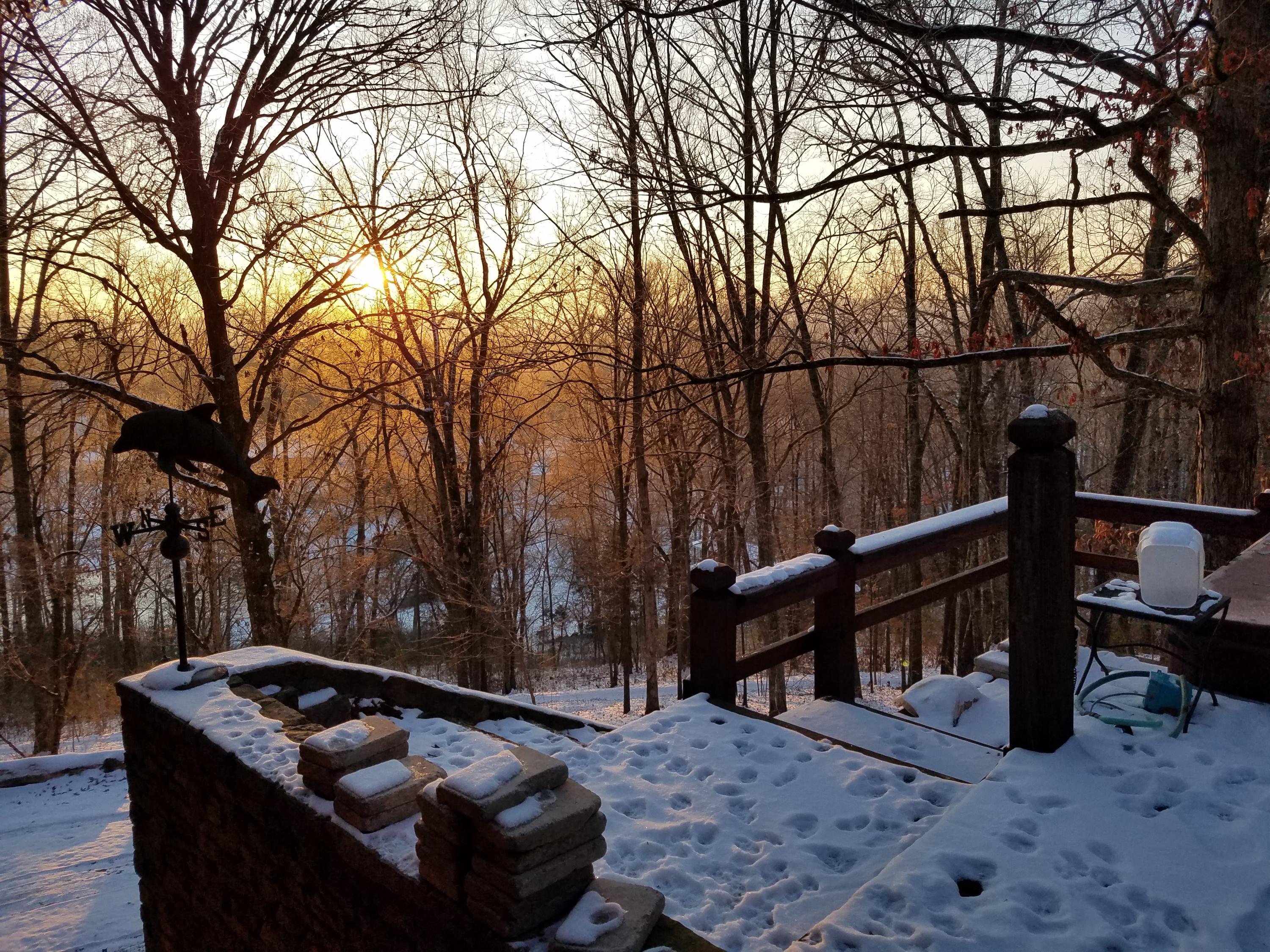 3167 Logan Hill Road Louisville, TN 37777 - Photo 8 of 40 Deck in winter