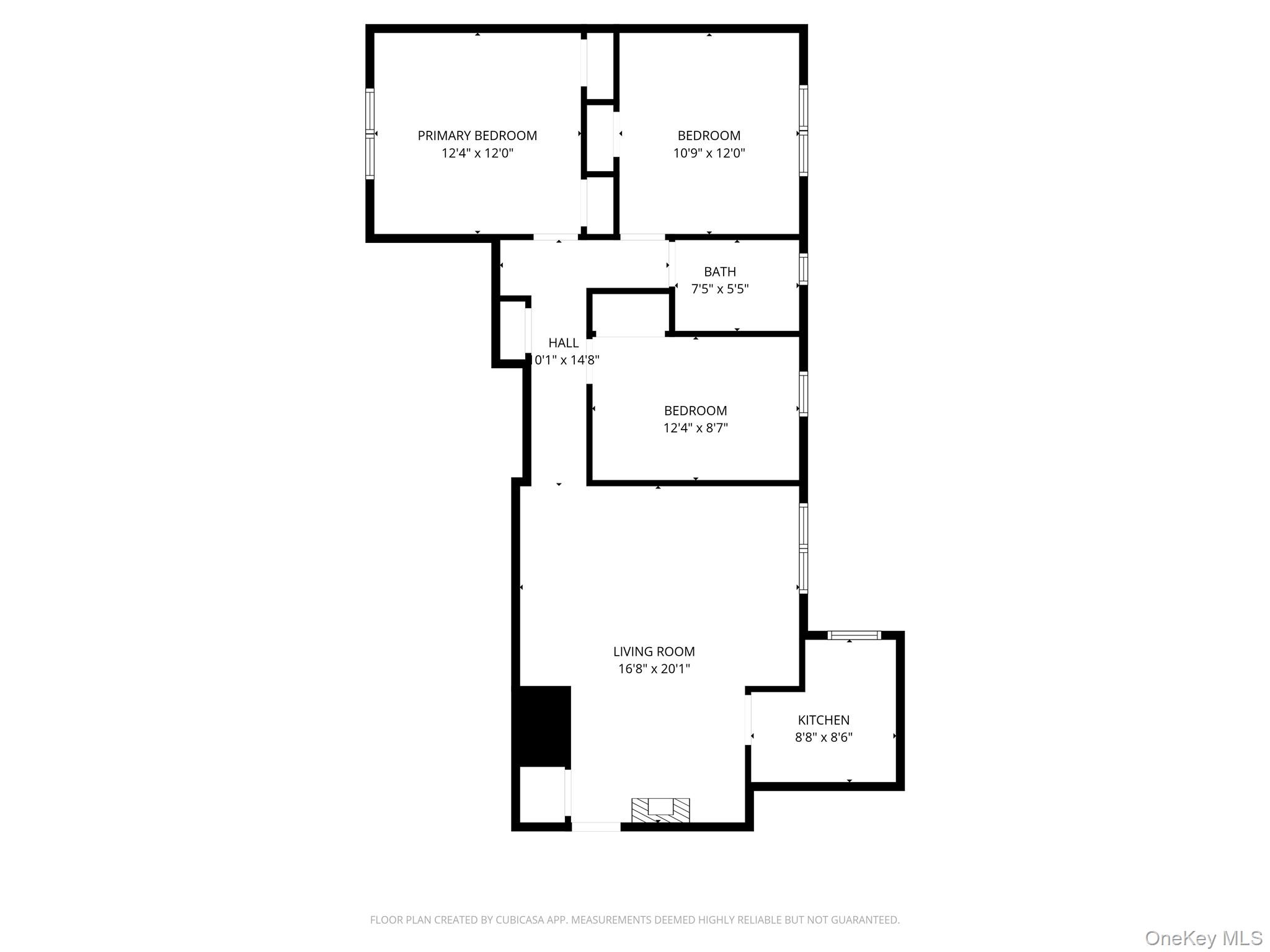 112-25 34th Avenue, Unit 2D Queens, NY 11368 - Photo 39 of 39 View of apartment floor plan