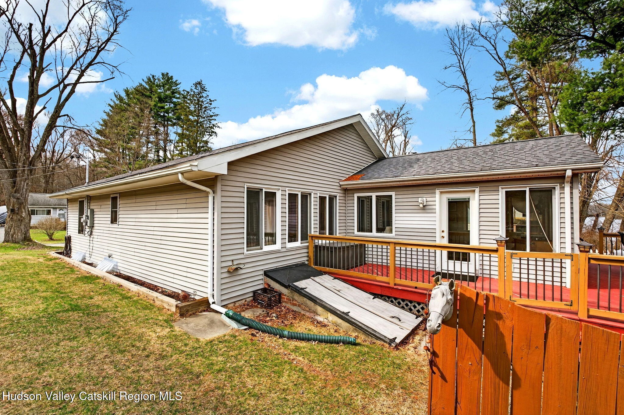 205 Esopus Creek Road Saugerties, NY 12477 - Photo 39 of 56 a view of a house with a patio