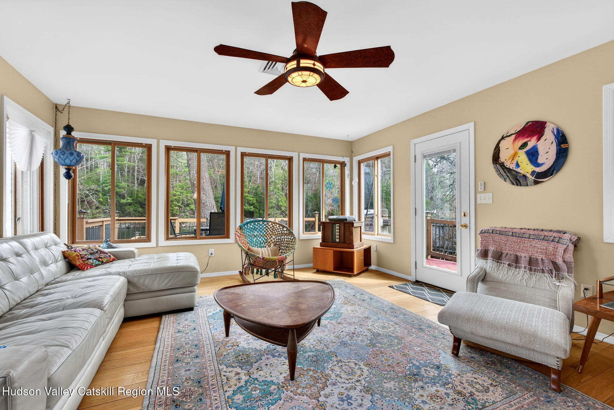 205 Esopus Creek Road Saugerties, NY 12477 - Photo 6 of 56 a living room with furniture and a large window
