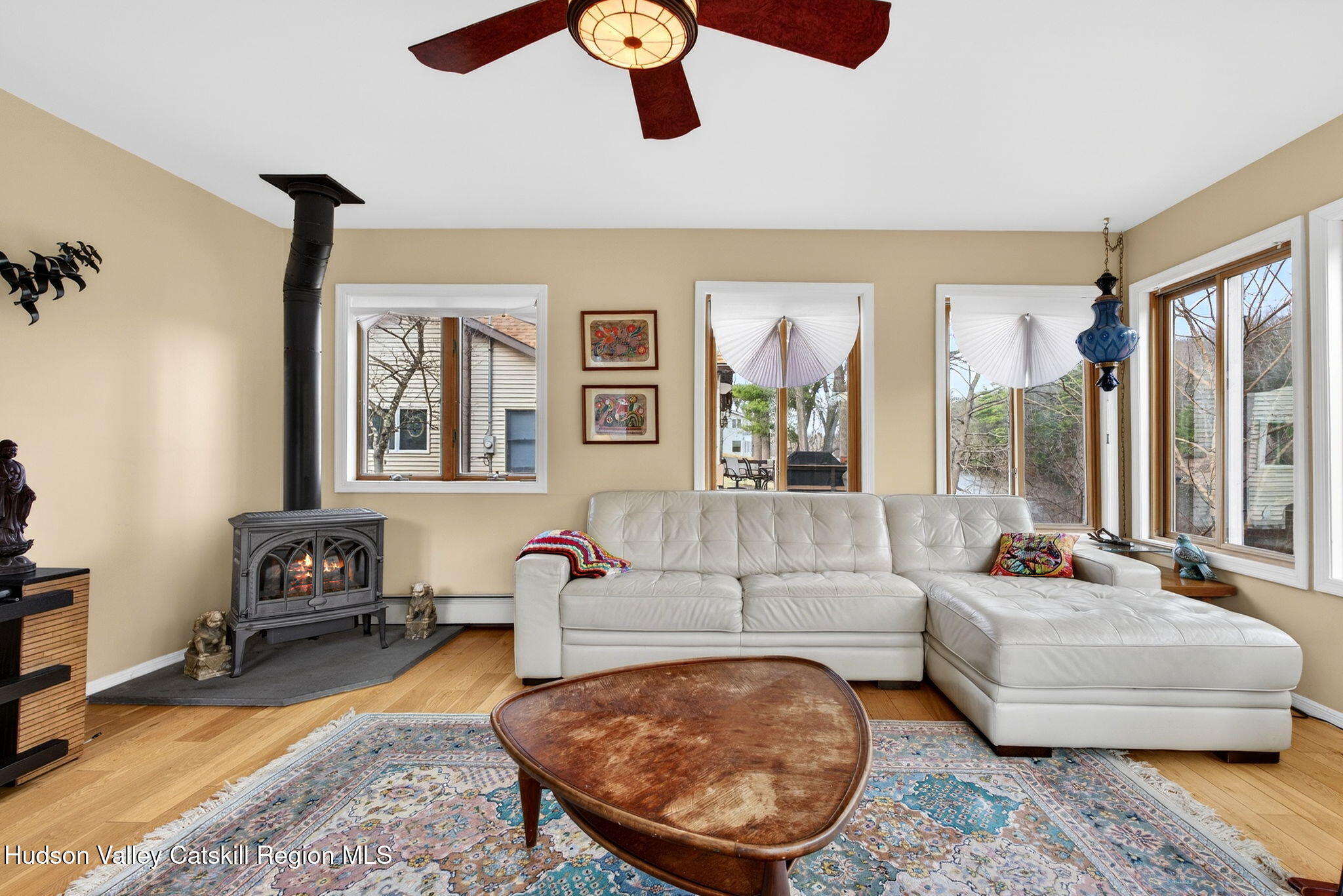 205 Esopus Creek Road Saugerties, NY 12477 - Photo 7 of 56 a living room with furniture and a large window
